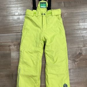 Killtec Lime Green Kids Bib Ski Pants